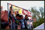 sur le podium