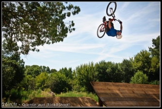 Robin à son 2ème saut...