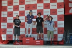 Podium de g. à d. Chris Akrigg, Brandon Semenuk, Corentin Percier et Brendan Howey