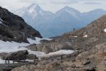 la sortie du glacier