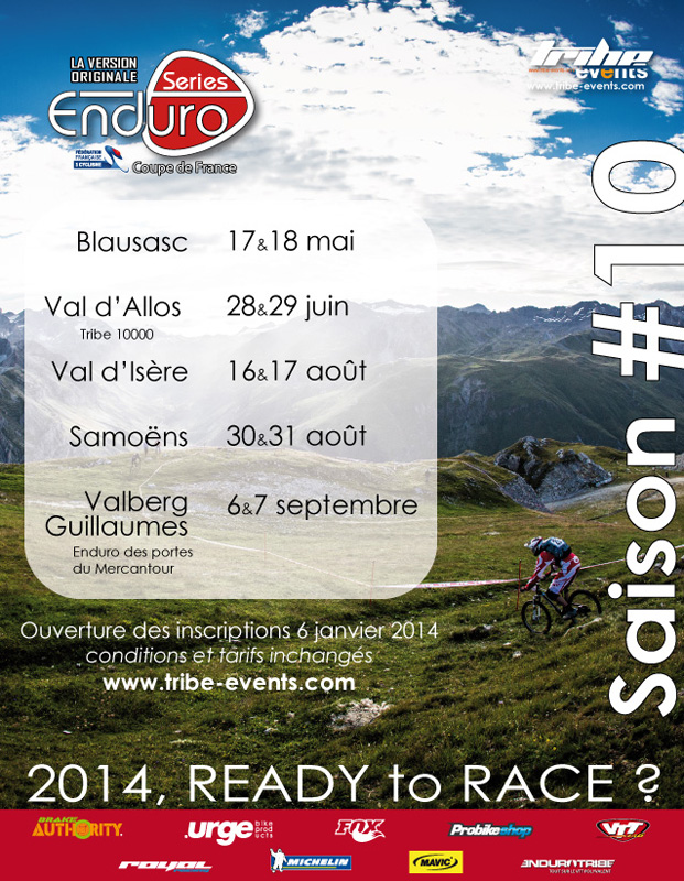 Enduro Series 2014 - Les dates