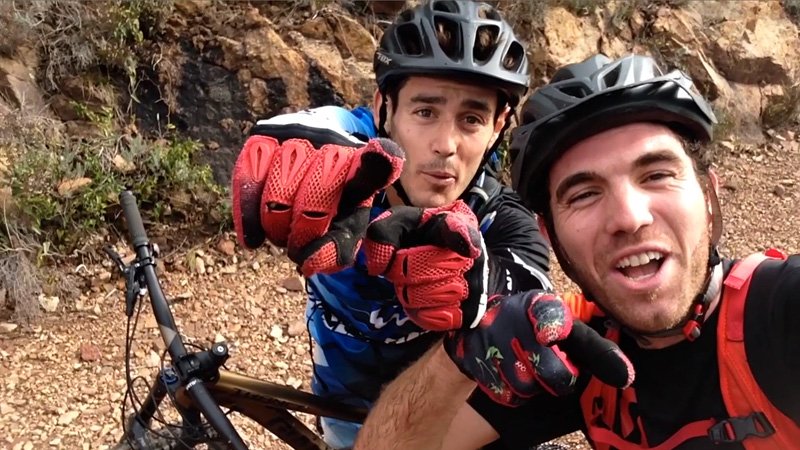 Lancement Enduro Day - Thomas Lapeyrie et Yoann Barelli