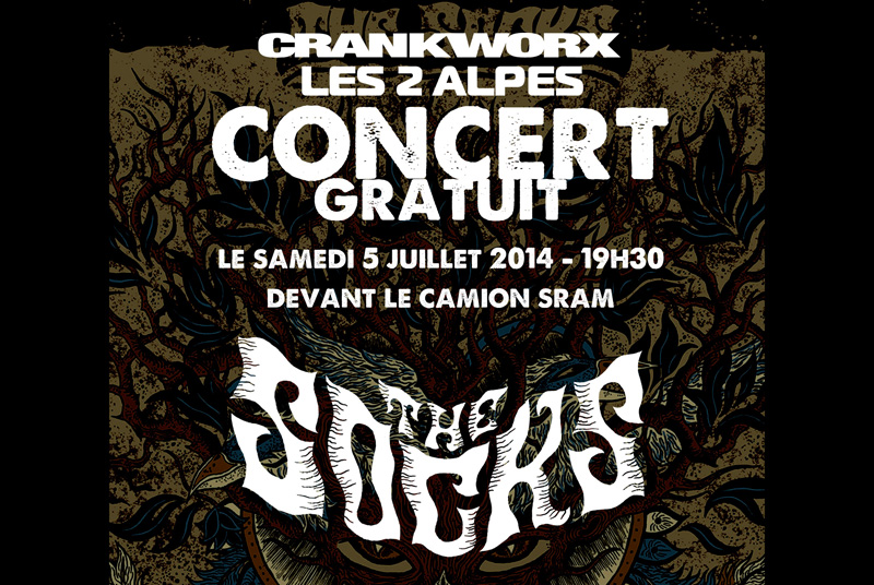 Crankworx les 2 Alpes - Concert de The Socks ! 