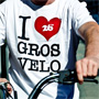 I Love Gros Vélo - T'shirts dispos!