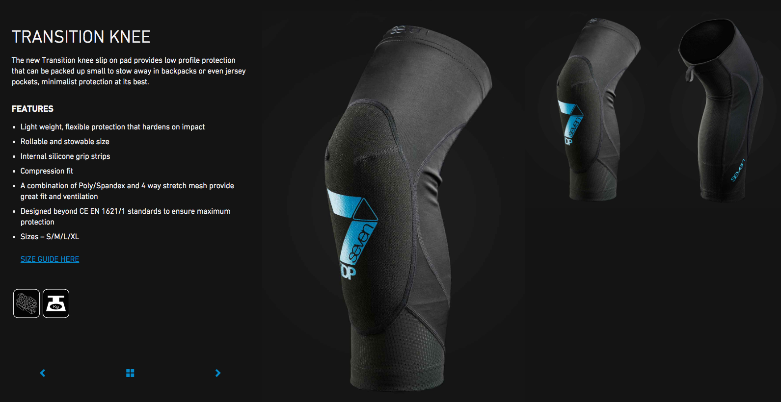 Genouillères 7idp De Protection Pour Vélo – Occasion Bon état
