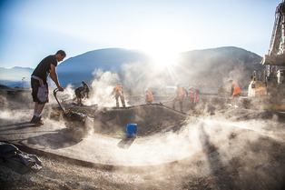 Construction d'un pumptrack