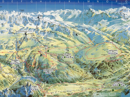 Plan Piste Alpe Huez 2018
